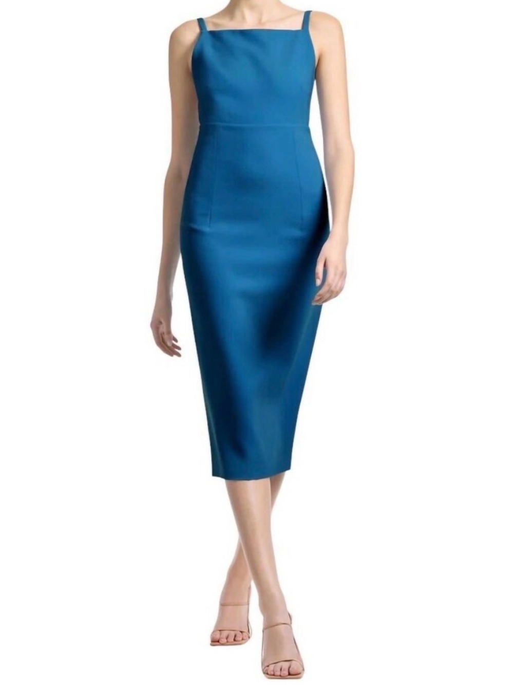 Sachin & Babi Carolina Dress Moroccan Blue Size 10 NWT Midi Cocktail